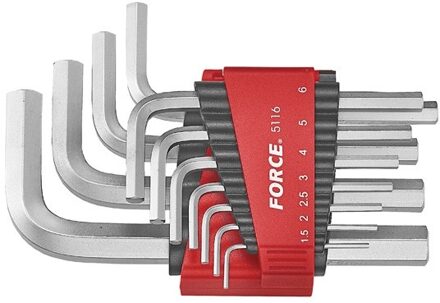 Force Inbussleutelset 11-delig 5116