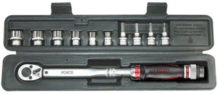 Force Momentsleutel & doppenset 3/8" 20-110Nm 11-delig 64701L