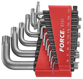 Force resistorx Stiftsleutelset 15-delig 5151T