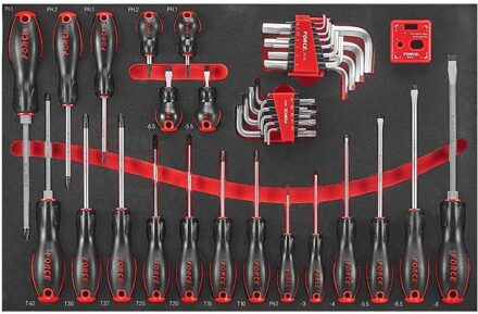 Force Schroevendraaierset 41-delig 2412