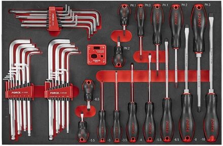 Force Schroevendraaierset 46-delig (EVA) 2465