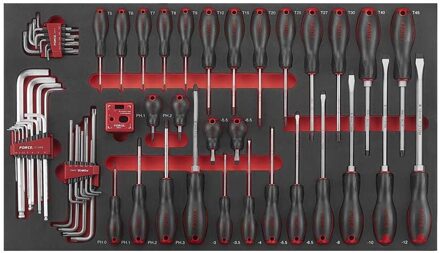 Force Schroevendraaierset 59-delig (EVA) 2592