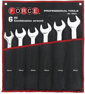Force Steekringsleutelset SAE 6-delig 50651S