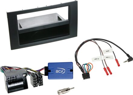 Ford 1-DIN kit met vak Ford diverse voertuigen zwart 611114081