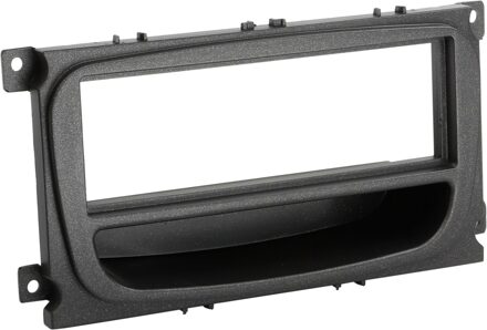 Ford 1-DIN Paneel met aflegbakje. Ford Mondeo /Focus / S-Max/ Galaxy Kleur: Zwart 28111436