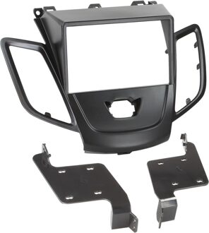 Ford 2-DIN Paneel Ford Fiesta zonder Multifunctioneel display 2008-2017 - Kleur: Zwart (zie omschrijving) 381114201