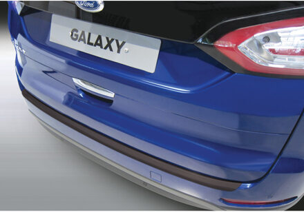 Ford ABS Achterbumper beschermlijst passend voor Ford Galaxy 9/2015- Zwart 'Ribbed'