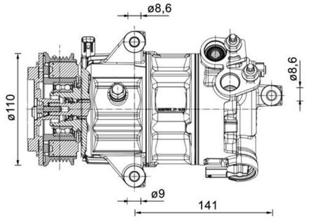 Ford Air Compressor Ford ACP1491000P