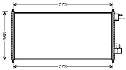 Ford Airco Condensor 1.8 18005361