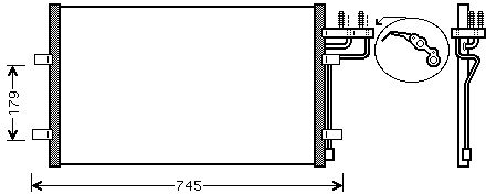 Ford Airco condensor 18005367
