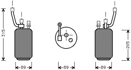 Ford Airco Droger 1.6 / 1.8 / 2.0 1800D274