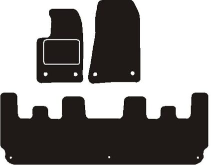 Ford Automatten passend voor Ford Tourneo Custom L2H1 2016 - MSN1360893