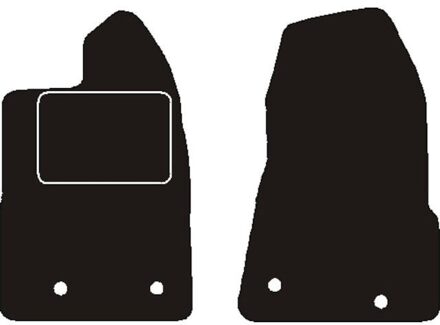 Ford Automatten passend voor Ford Transit Custom 2 stoelen rechts 2019 - MSN1361183