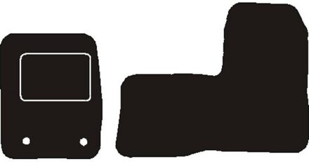 Ford Automatten passend voor Ford Transit Custom dubb. cabine voorset 2012 MSN1361171