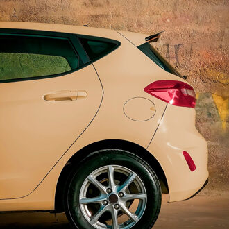 Ford AutoStyle Dakspoiler (Spoiler Cap) passend voor Ford Fiësta VIII 2017- (ABS Glanzend zwart) TSFO107