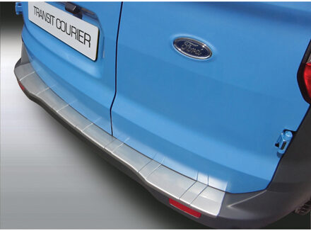 Ford Bumper beschermer passend voor Ford Transit/Tourneo Courier 7/2014- 'Ribbed' Zwart GRRBP828