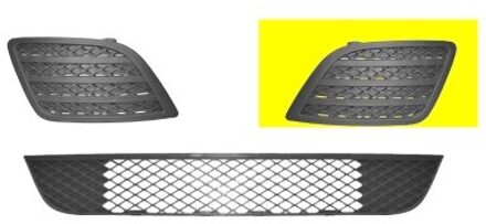 Ford BUMPERGRILL ONDER LINKS zonder MISTLICHTGAT TYPE II 1806591