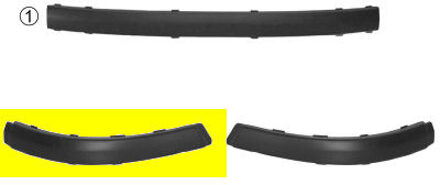 Ford Bumperlijst Links Achter -6/03 Sedan 1828553