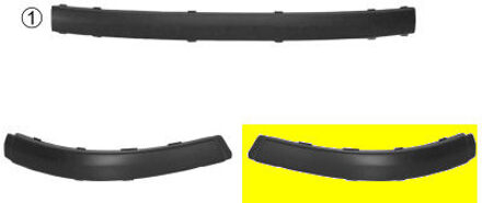 Ford Bumperlijst Rechts Achter -6/03 Sedan 1828554