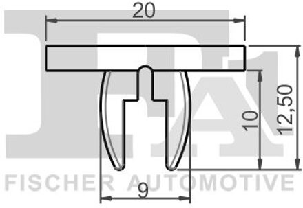 Ford Clip, sier- /beschermingslijst 11600095