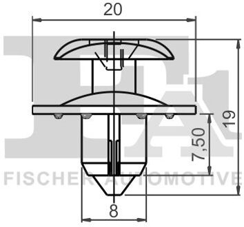 Ford Clip, sier- /beschermingslijst 132000325