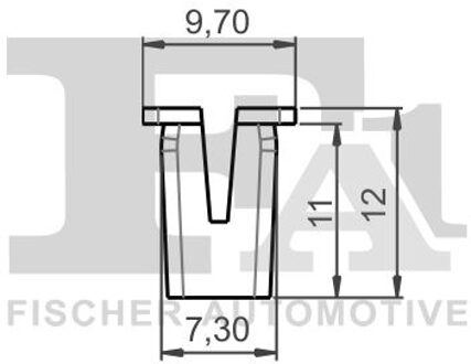Ford Clip, sier- /beschermingslijst 13600045