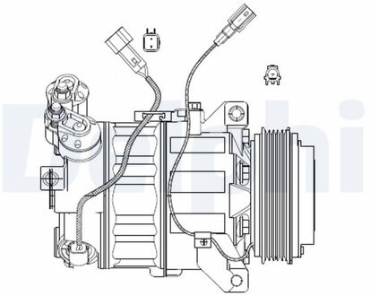 Ford Compressor, airconditioning CS20482