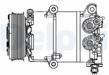 Ford Compressor, airconditioning CS20553