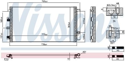 Ford Condensor, airconditioning 940981