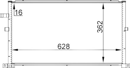 Ford Condensor, airconditioning AC296001S