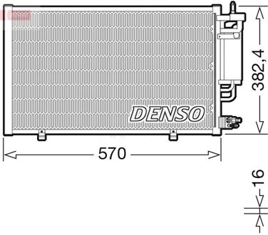 Ford Condensor, airconditioning DCN10051