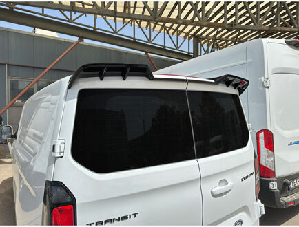 Ford Dakspoiler V.2 passend voor Ford Transit Custom (V710) 2023- (met 2 achterdeuren) (PU) TSFO94