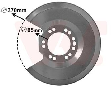 Ford Dekplaat, remschijf 1828373