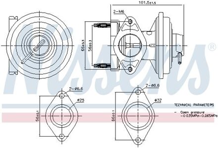 Ford EGR-klep 98444