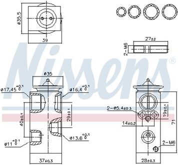 Ford Expansieventiel, airconditioning ** FIRST FIT ** 999453
