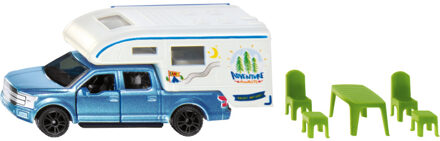 Ford F150 Pick-up Camper Jongens 9,9 Cm Blauw 7-delig