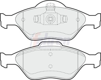 Ford Fahren Remblokkenset FBP3048