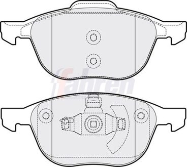Ford Fahren Remblokkenset FBP3082