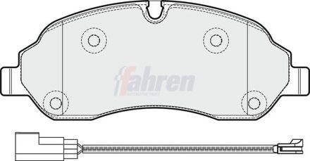 Ford Fahren Remblokkenset FBP3380