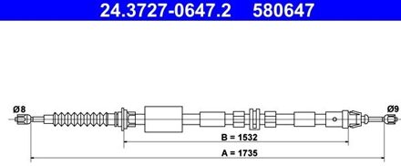 Ford Handremkabel 24372706472