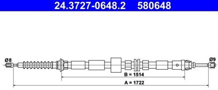 Ford Handremkabel 24372706482