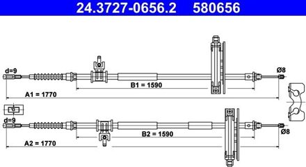 Ford Handremkabel 24372706562