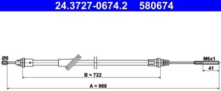 Ford Handremkabel 24372706742