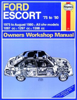 Ford Haynes Werkplaatshandboek Ford Escort (1975 - Aug 80) classic reprint 0280