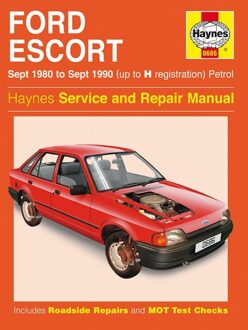 Ford Haynes Werkplaatshandboek Ford Escort benzine (Sept 1980-Sept 1990) 0686