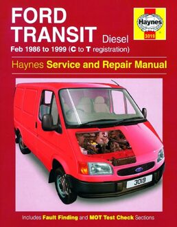 Ford Haynes Werkplaatshandboek Ford Transit Diesel (Feb 86 - 99) C to T 3019