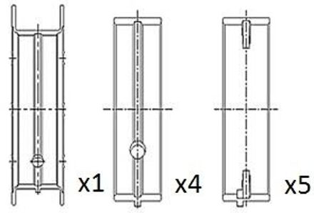 Ford Hoofdlager BM1049STD