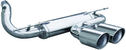 Ford InoxCar uitlaat passend voor 'Centraal' Ford Focus III 2.0ST (250pk) 2012- Ø60mm 2x110mm X-Rac IXFOFO10XR11