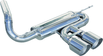 Ford InoxCar uitlaat passend voor 'Centraal' Ford Focus III 2.0ST (250pk) 2012- Ø60mm 2x114mm Racin IXFOFO10114R