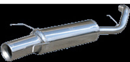 Ford InoxCar uitlaat passend voor Ford Escort 1.8 16v (102-116pk) 102mm IXFOES02102